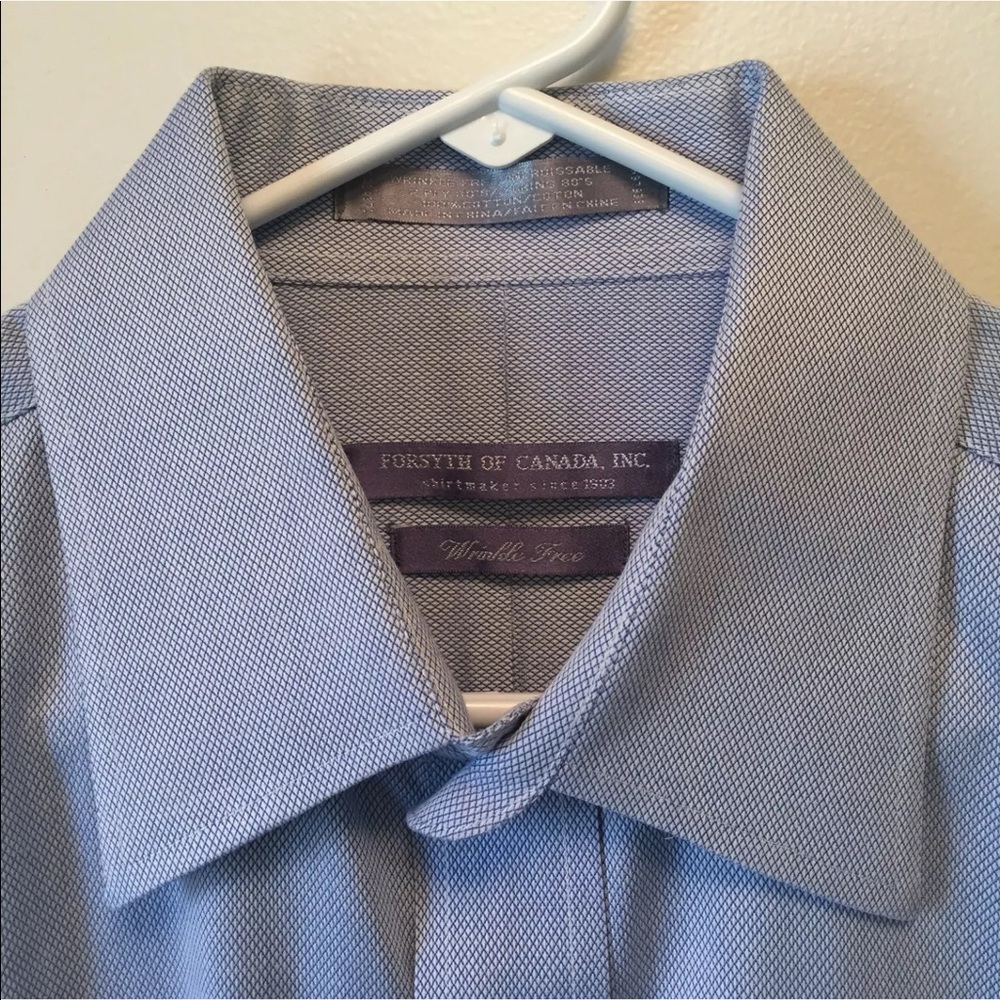 Forsyth Of Canada Long Sleeve Wrinkle Free size 17